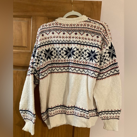 Vintage The Lodge Cotton Pull Over Sweater - Picture 2 of 3